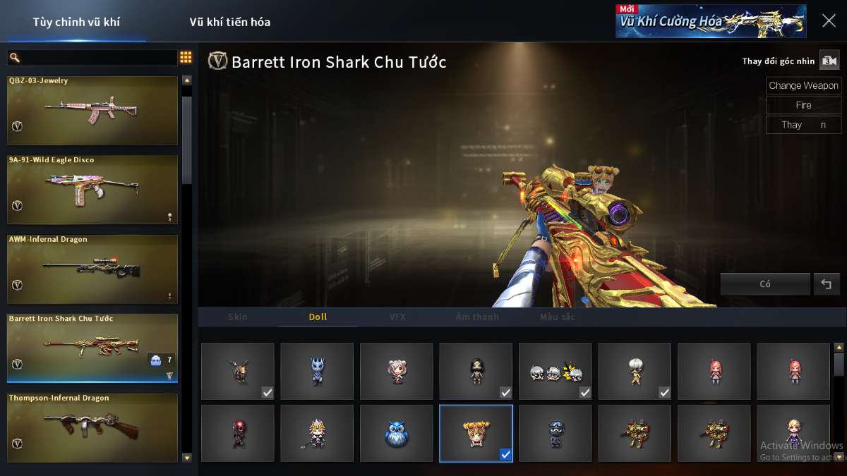 shop acc cf uy tin gia re